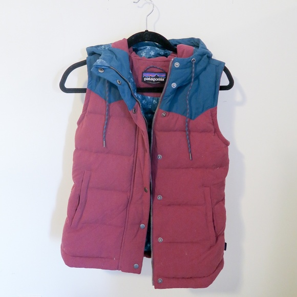 patagonia bivy hooded vest womens
